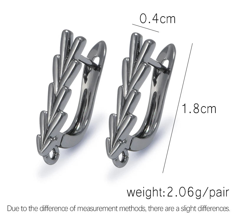 Silver Color Brass Earring Hooks for DIY Jewelry Making Handmade Silver Color Jewelry Accessories Findings Wholesale Eawires