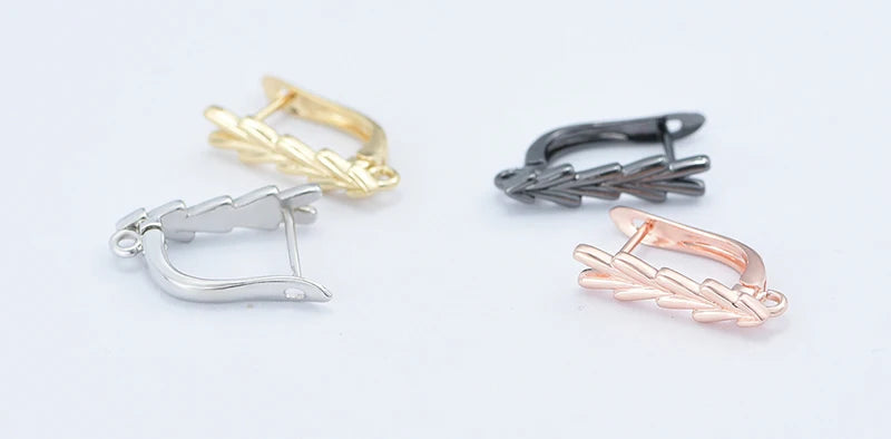 Silver Color Brass Earring Hooks for DIY Jewelry Making Handmade Silver Color Jewelry Accessories Findings Wholesale Eawires
