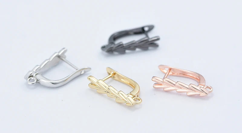 Silver Color Brass Earring Hooks for DIY Jewelry Making Handmade Silver Color Jewelry Accessories Findings Wholesale Eawires