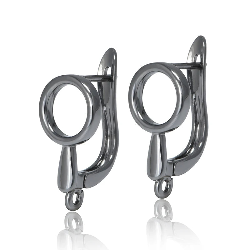 Silver Color Brass Earring Hooks for DIY Jewelry Making Handmade Silver Color Jewelry Accessories Findings Wholesale Eawires