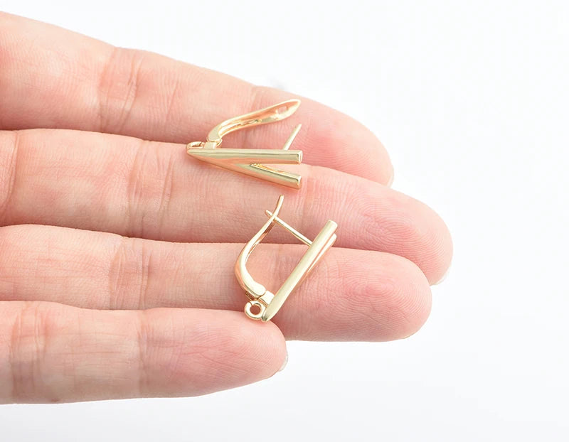 Silver Color Brass Earring Hooks for DIY Jewelry Making Handmade Silver Color Jewelry Accessories Findings Wholesale Eawires