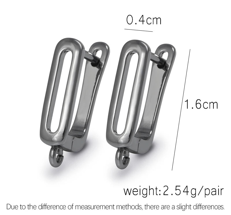 Silver Color Brass Earring Hooks for DIY Jewelry Making Handmade Silver Color Jewelry Accessories Findings Wholesale Eawires