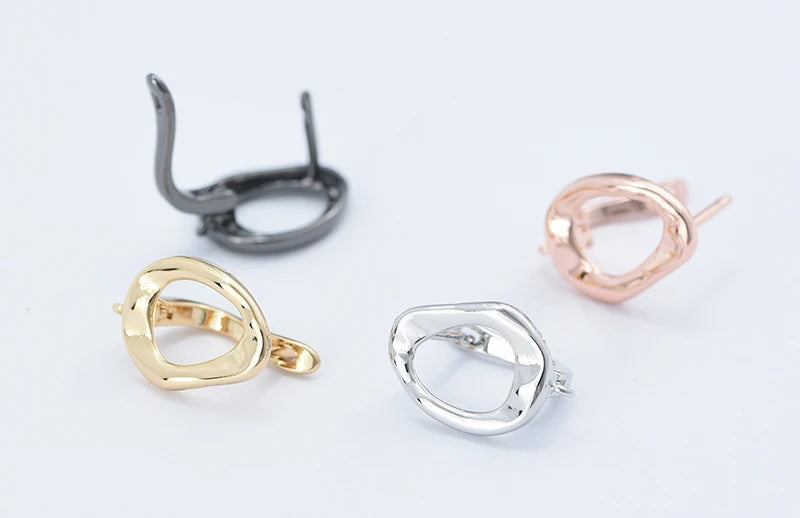 Silver Color Brass Earring Hooks for DIY Jewelry Making Handmade Silver Color Jewelry Accessories Findings Wholesale Eawires