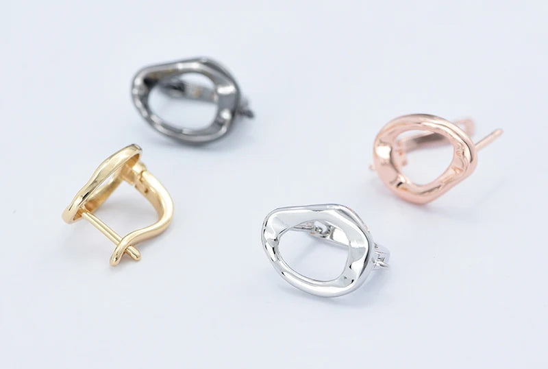Silver Color Brass Earring Hooks for DIY Jewelry Making Handmade Silver Color Jewelry Accessories Findings Wholesale Eawires