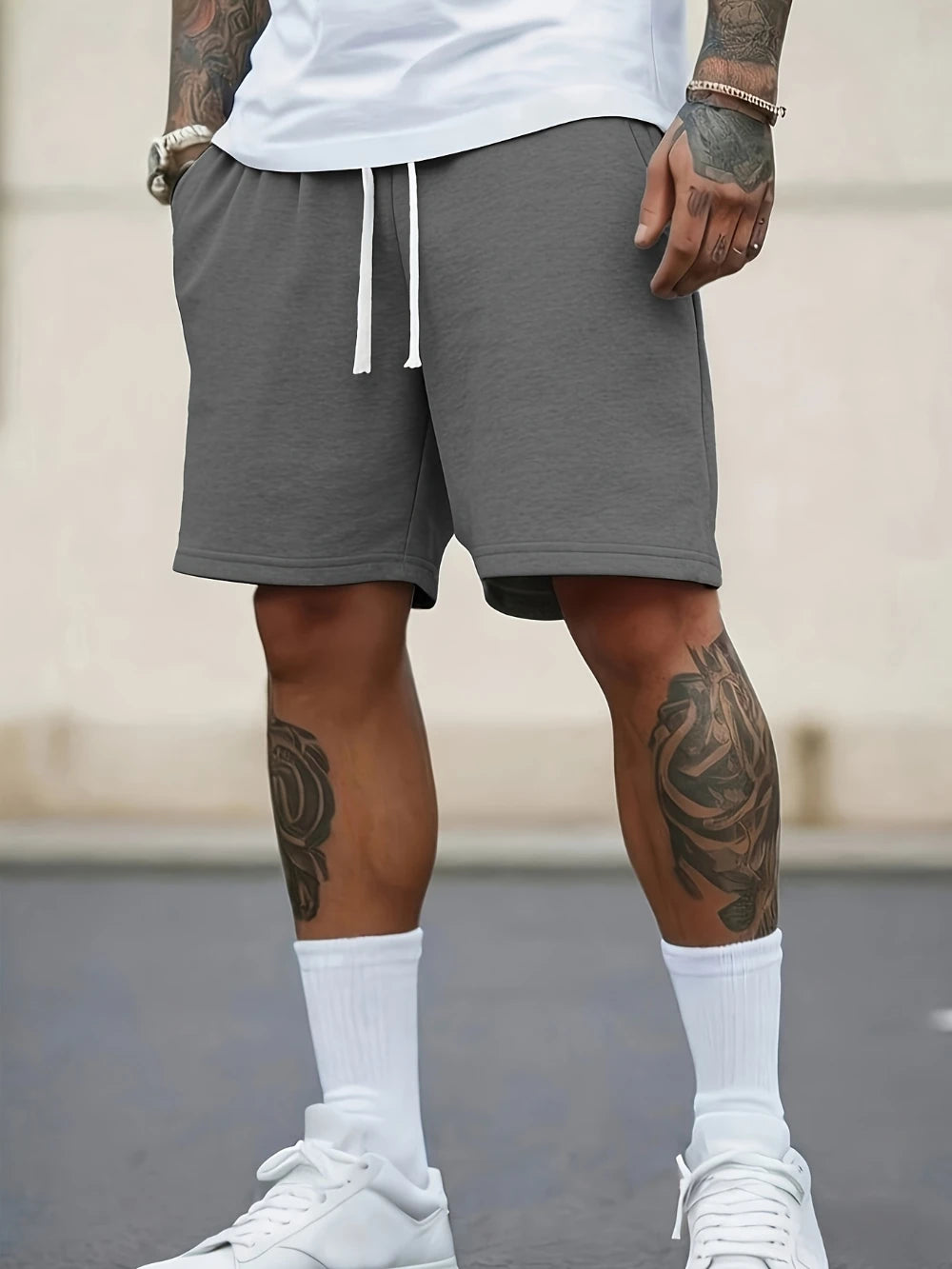Men's casual shorts, summer casual sports shorts, perfect for outdoor sports, running, fitness, hiking, and trendy outfits.