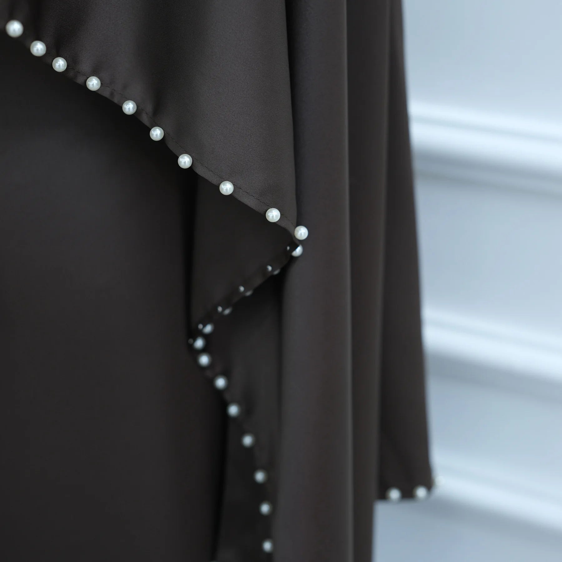 Muslim Dresses Women's Traditional Dresses And Abayas Eid Dubai Evening Dress Pearl Beaded Luxurious Robe Islamic Clothing