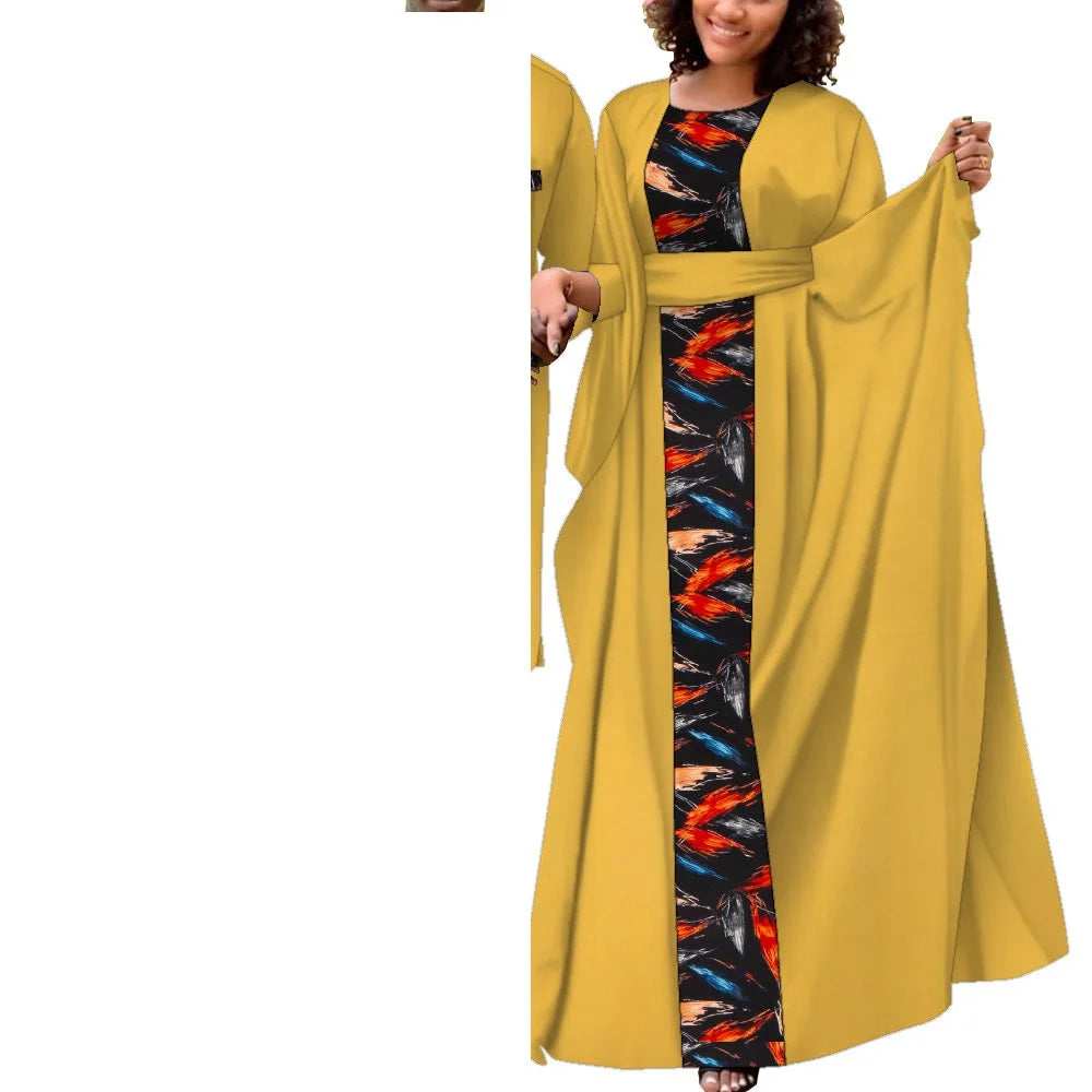 African Couple Outfits Matching Sets African Dresses for Women and African Dashiki Mens Clothing for Wedding Wyq949