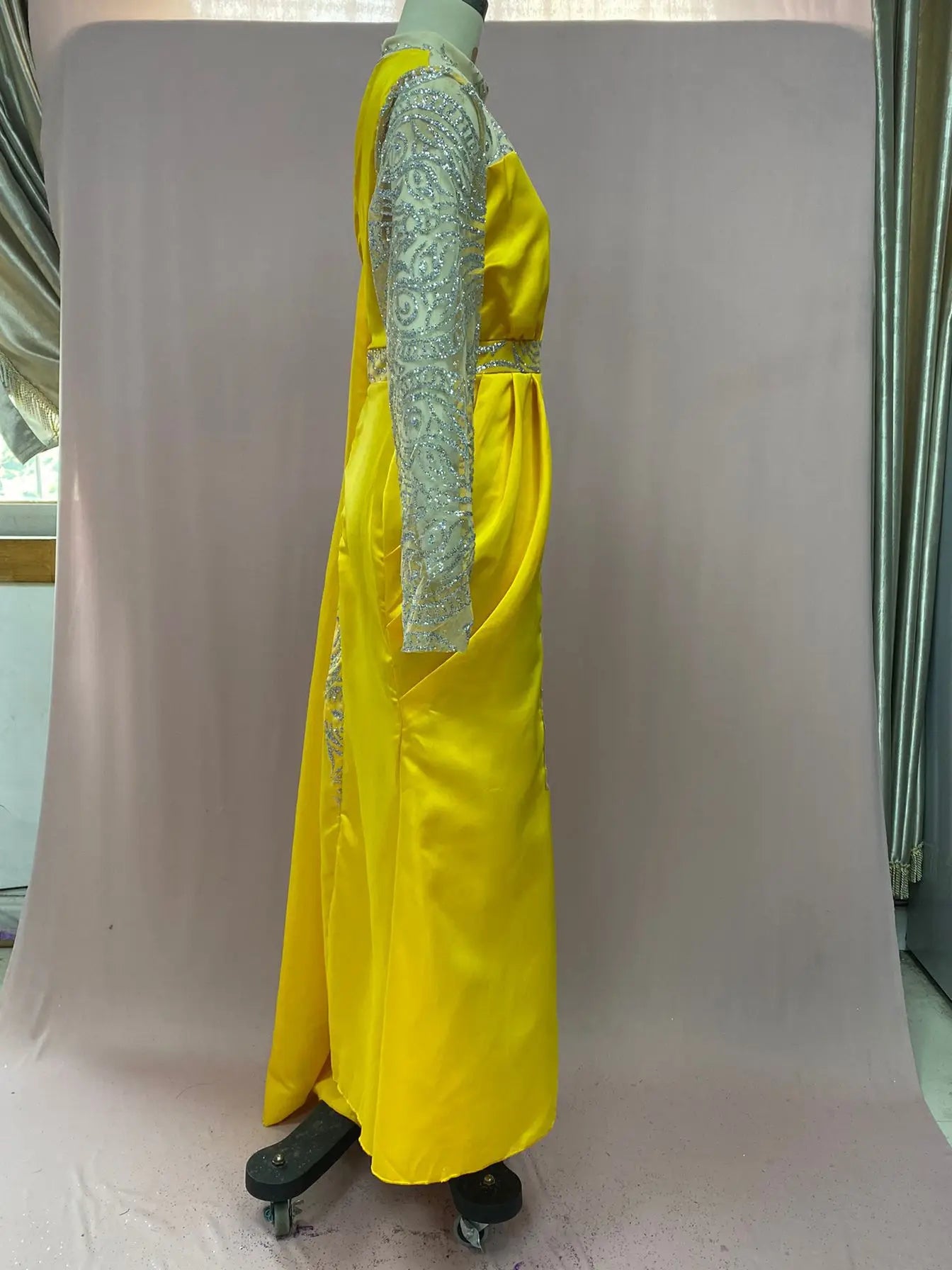 2026 Evening Dresses for Women Fashion Elegant Slim Sheer Long Sleeve Vintage Floor Length Dress Women High-grade Banquet Gowns
