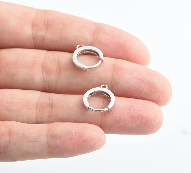 Silver Color Brass  Earring Hooks for  DIY Jewelry Making  Handmade Silver Color Jewelry Accessories  Findings Wholesale Eawires