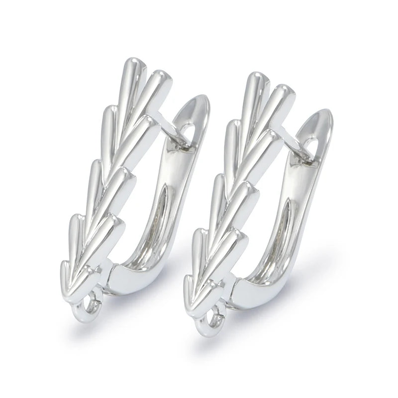Silver Color Brass  Earring Hooks for  DIY Jewelry Making  Handmade Silver Color Jewelry Accessories  Findings Wholesale Eawires