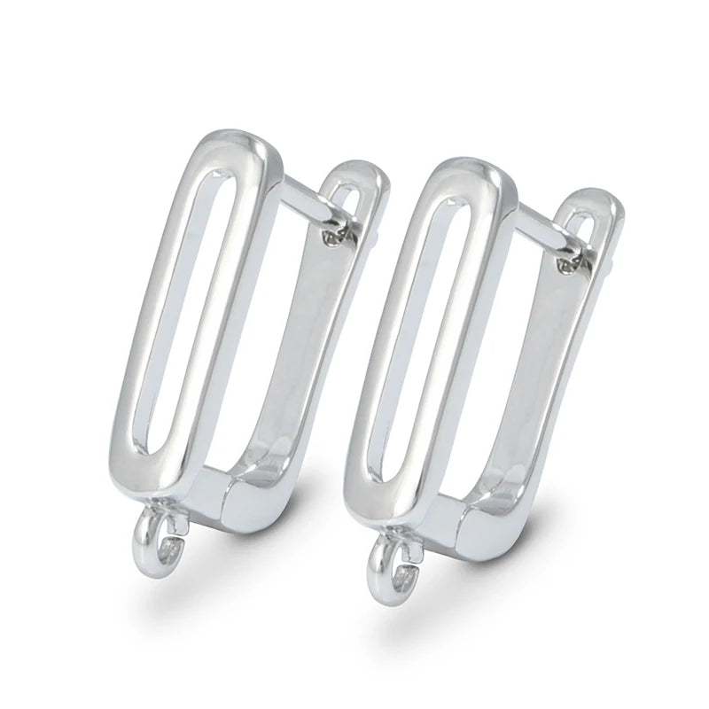 Silver Color Brass  Earring Hooks for  DIY Jewelry Making  Handmade Silver Color Jewelry Accessories  Findings Wholesale Eawires