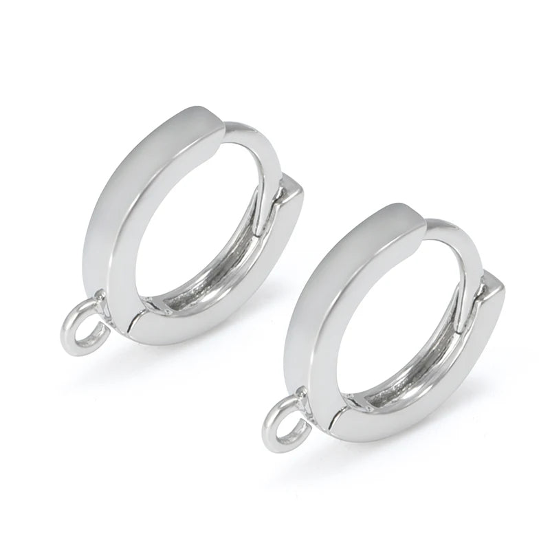 Silver Color Brass  Earring Hooks for  DIY Jewelry Making  Handmade Silver Color Jewelry Accessories  Findings Wholesale Eawires
