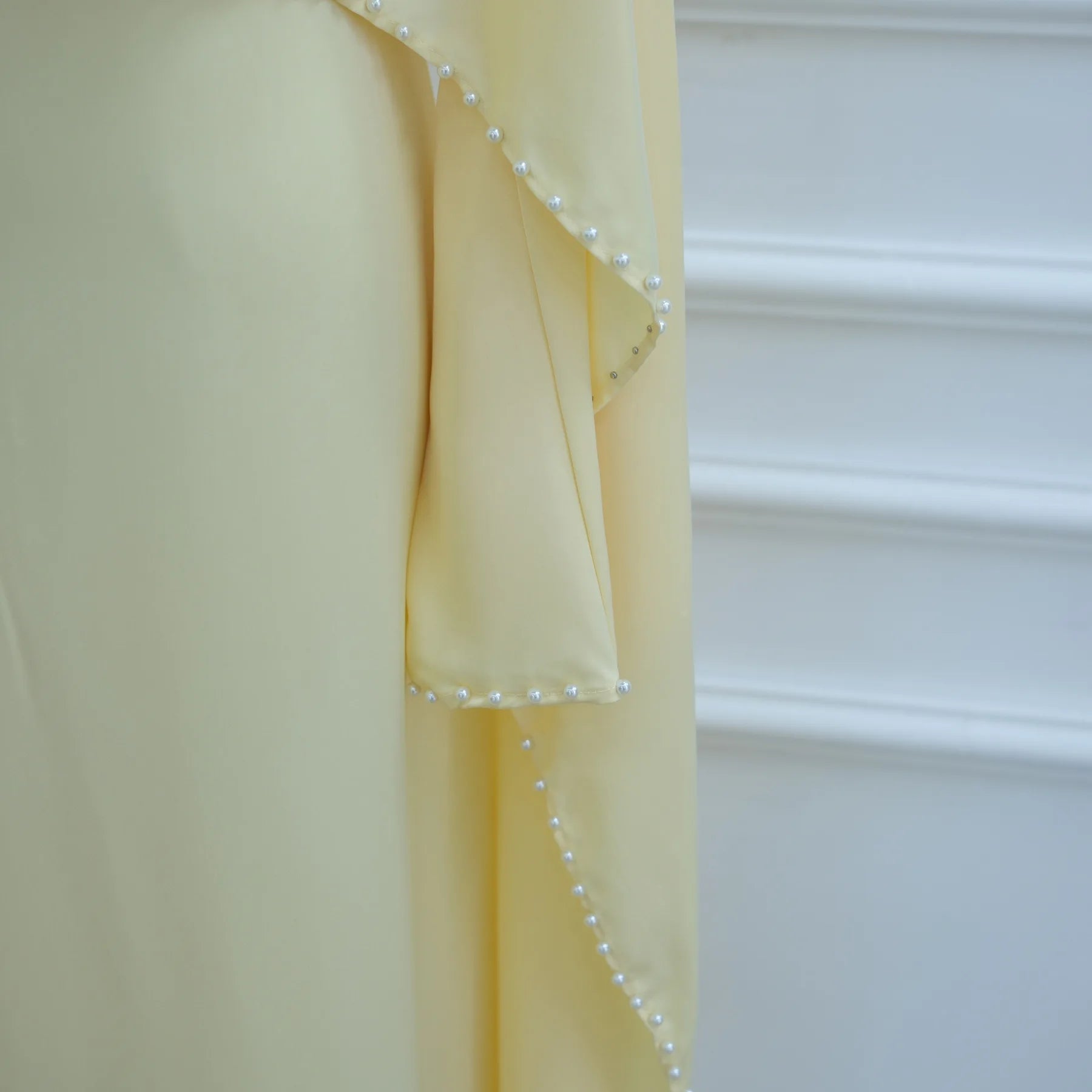 Muslim Dresses Women's Traditional Dresses And Abayas Eid Dubai Evening Dress Pearl Beaded Luxurious Robe Islamic Clothing