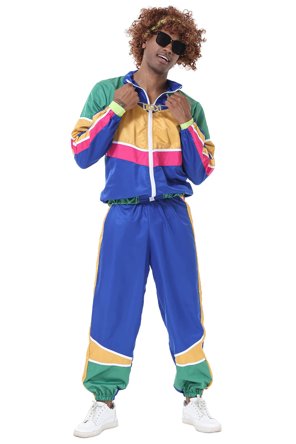 Couples Hippie Costumes for Women Male Halloween Vintage 70s 80s Rock Disco Cosplay Outfits Disco Clothing Hippie Costume