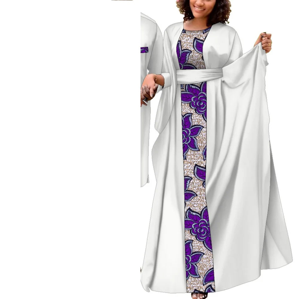 African Couple Outfits Matching Sets African Dresses for Women and African Dashiki Mens Clothing for Wedding Wyq949