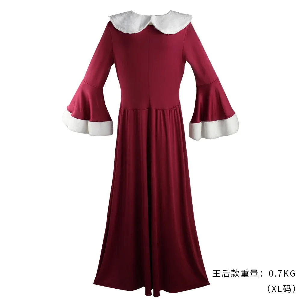 Medieval King and Queen Couple Costume Royal Retro Outfit  Adult Halloween Cosplay Fancy Renaissance Dress