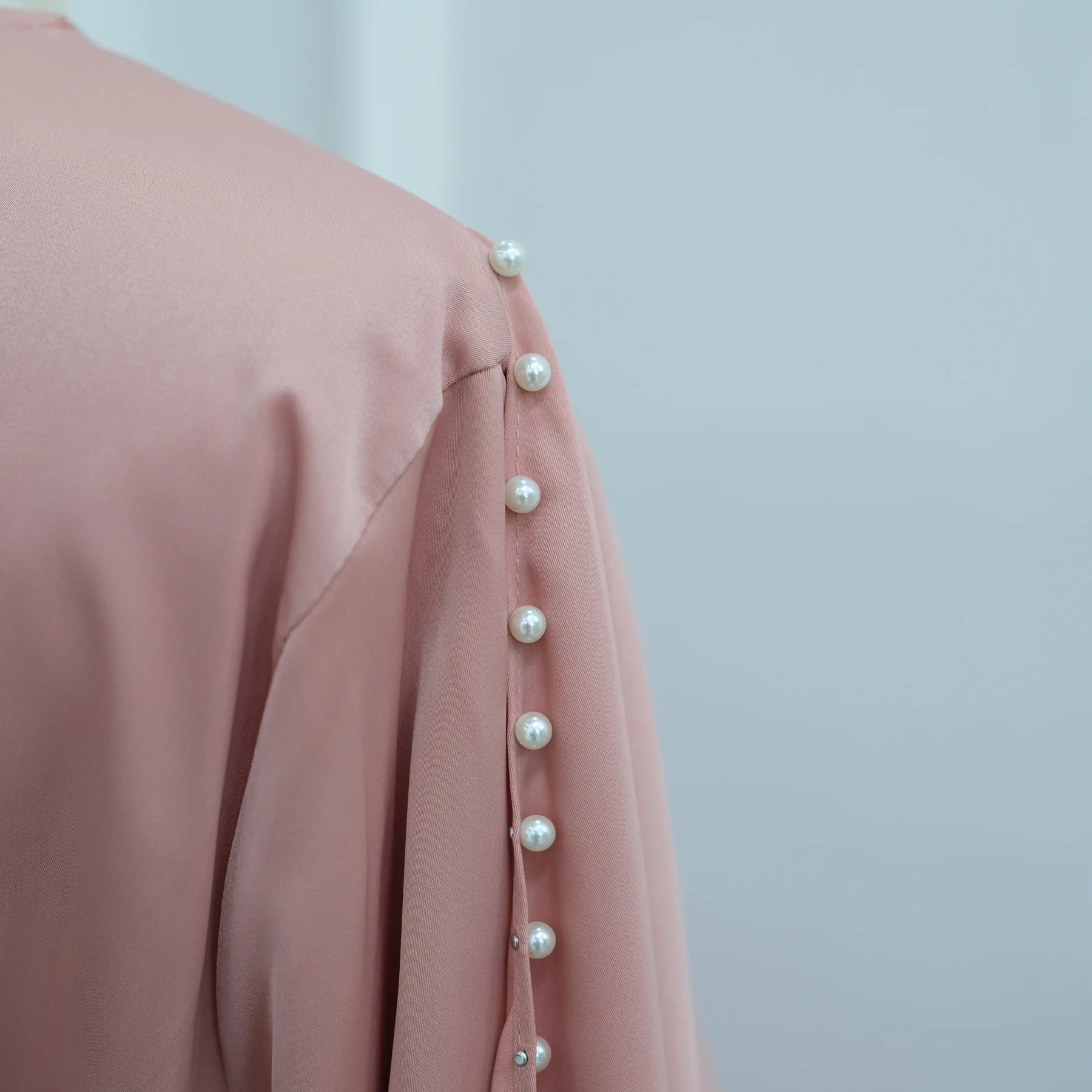 Muslim Dresses Women's Traditional Dresses And Abayas Eid Dubai Evening Dress Pearl Beaded Luxurious Robe Islamic Clothing