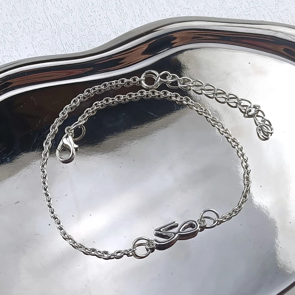 Gold Silver Color Idol Necklace BraceletTrend Personalized Men's and Women's Jewelry Fans Couple Gifts