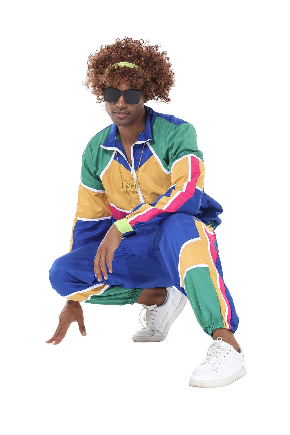 Couples Hippie Costumes for Women Male Halloween Vintage 70s 80s Rock Disco Cosplay Outfits Disco Clothing Hippie Costume